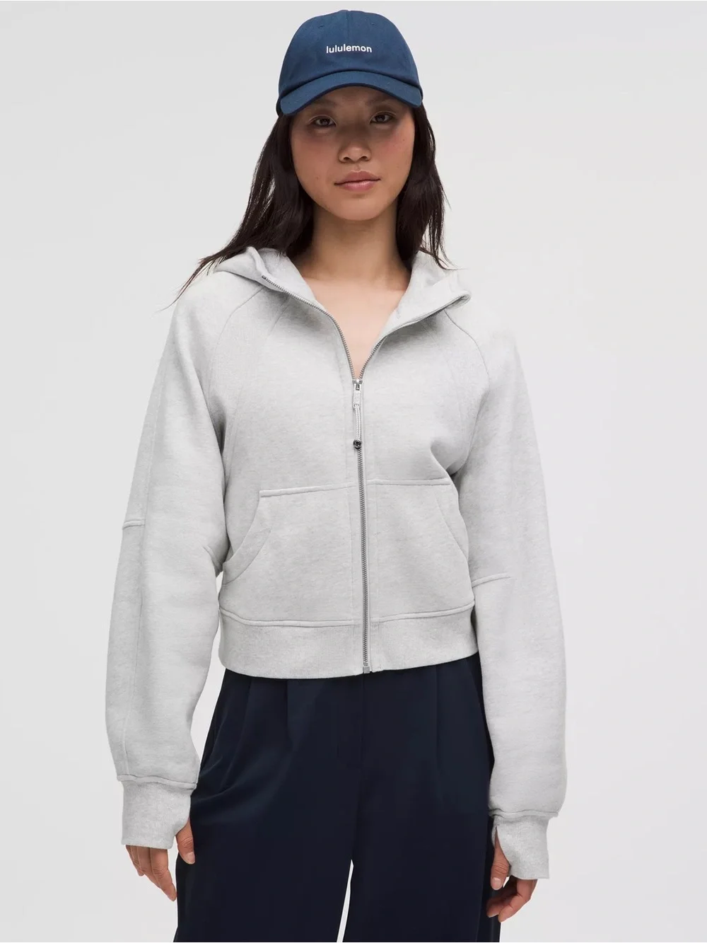 Lululemon oversized full zip scuba sweater